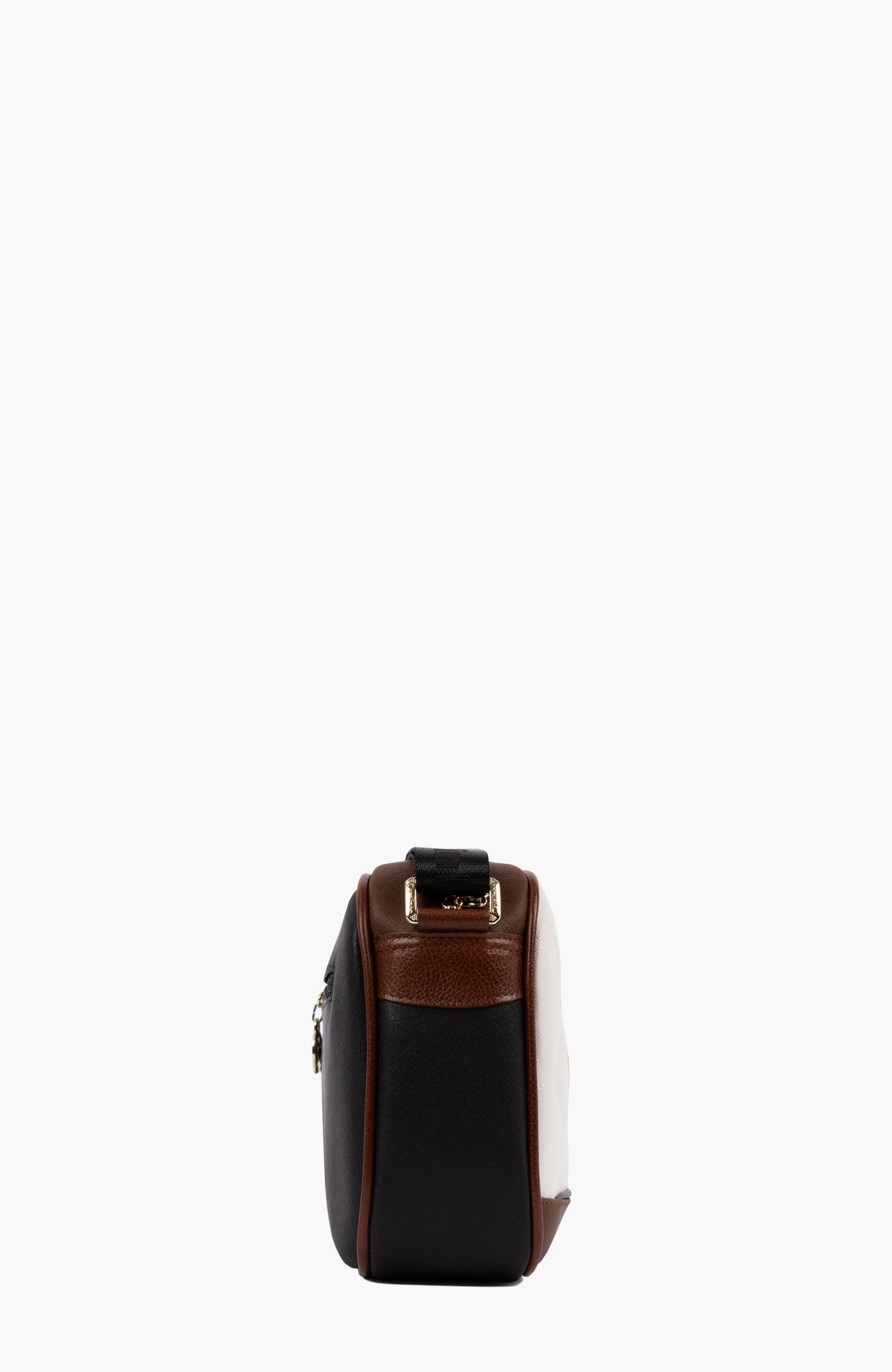 Poesie 190 Crossbody Bag, Alternate, color, Black / Camel Brown / White