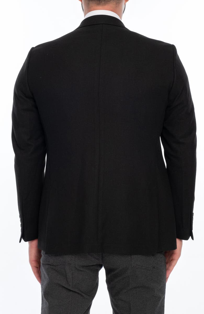 VELLAPAIS Solid Sport Coat, Alternate, color, Black