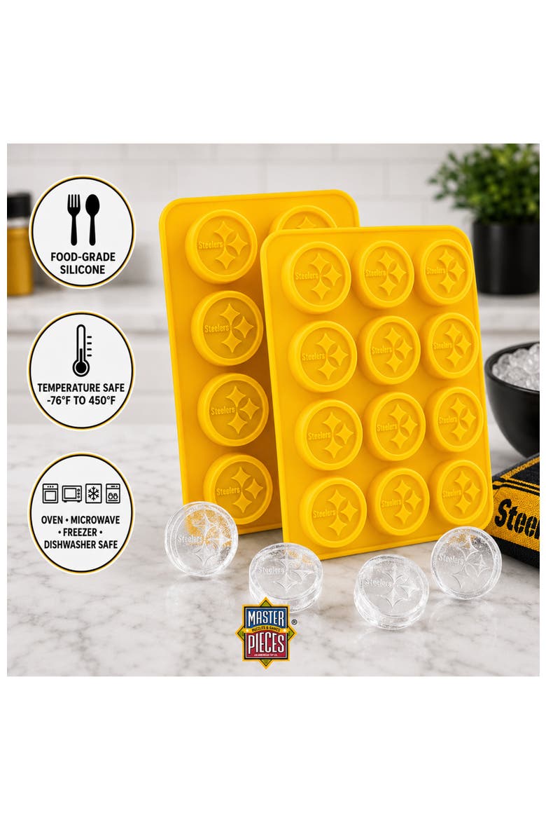 Pittsburgh Steelers Ice Cube Tray, Alternate, color, Multicolor