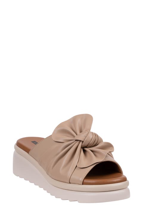 Harlow Platform Wedge Slide Sandal (Women)
