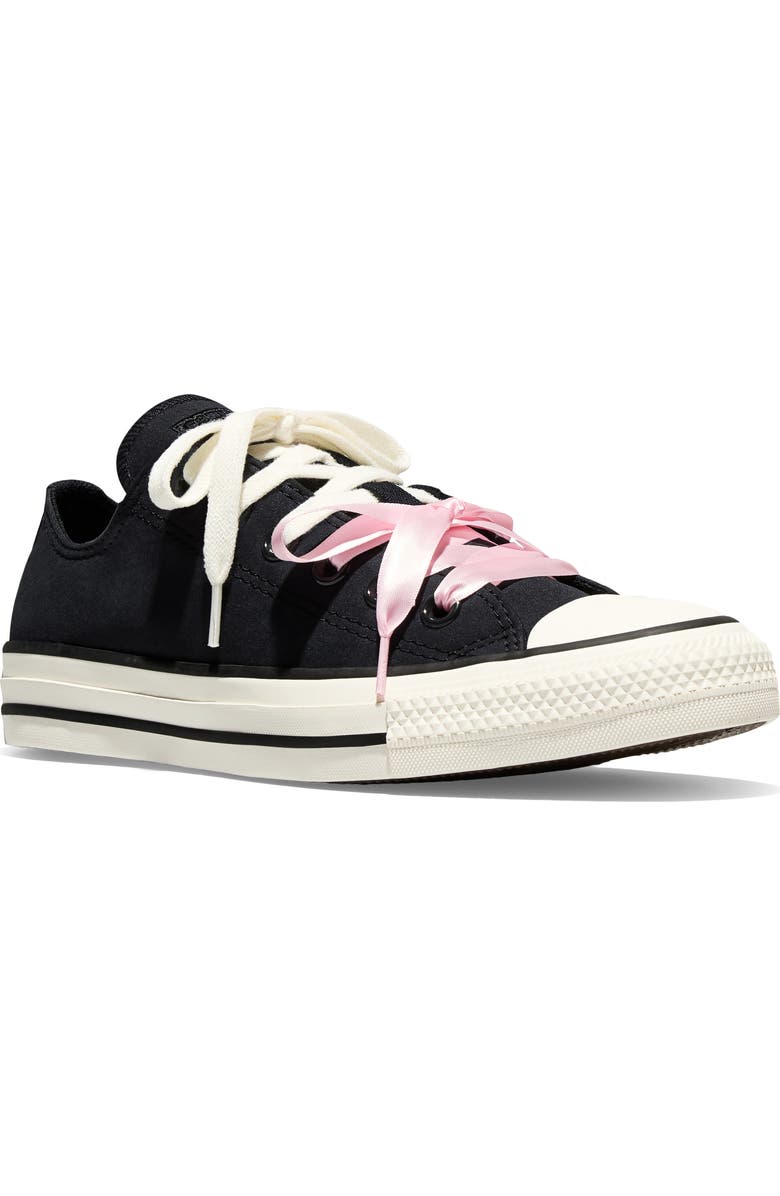 Converse Gender Inclusive Chuck Taylor All Star Peached Low Top Sneaker, Main, color, Black/ White/ Decade Pink