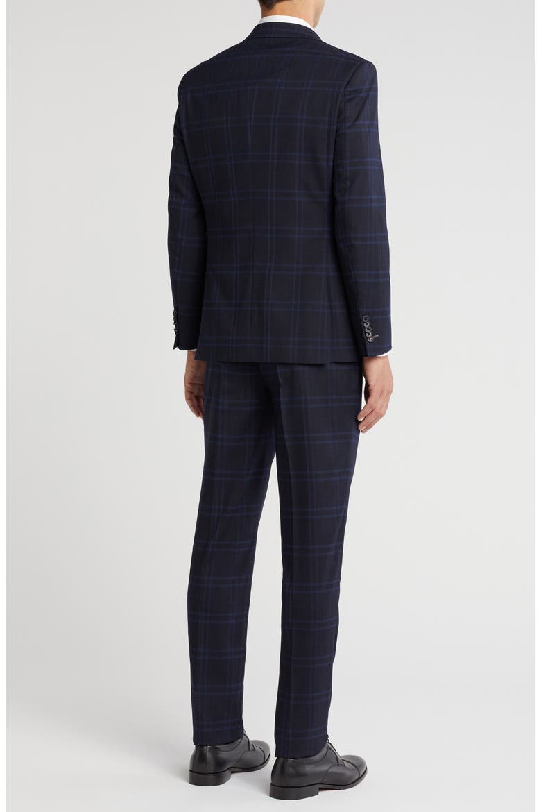 Notched Lapel Two-Piece Suit, Alternate, color, NAVY