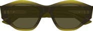 Bottega Veneta 53mm Geometric Sunglasses