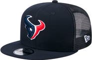 New Era Men's New Era Navy Houston Texans  Main Trucker 9FIFTY Snapback Hat