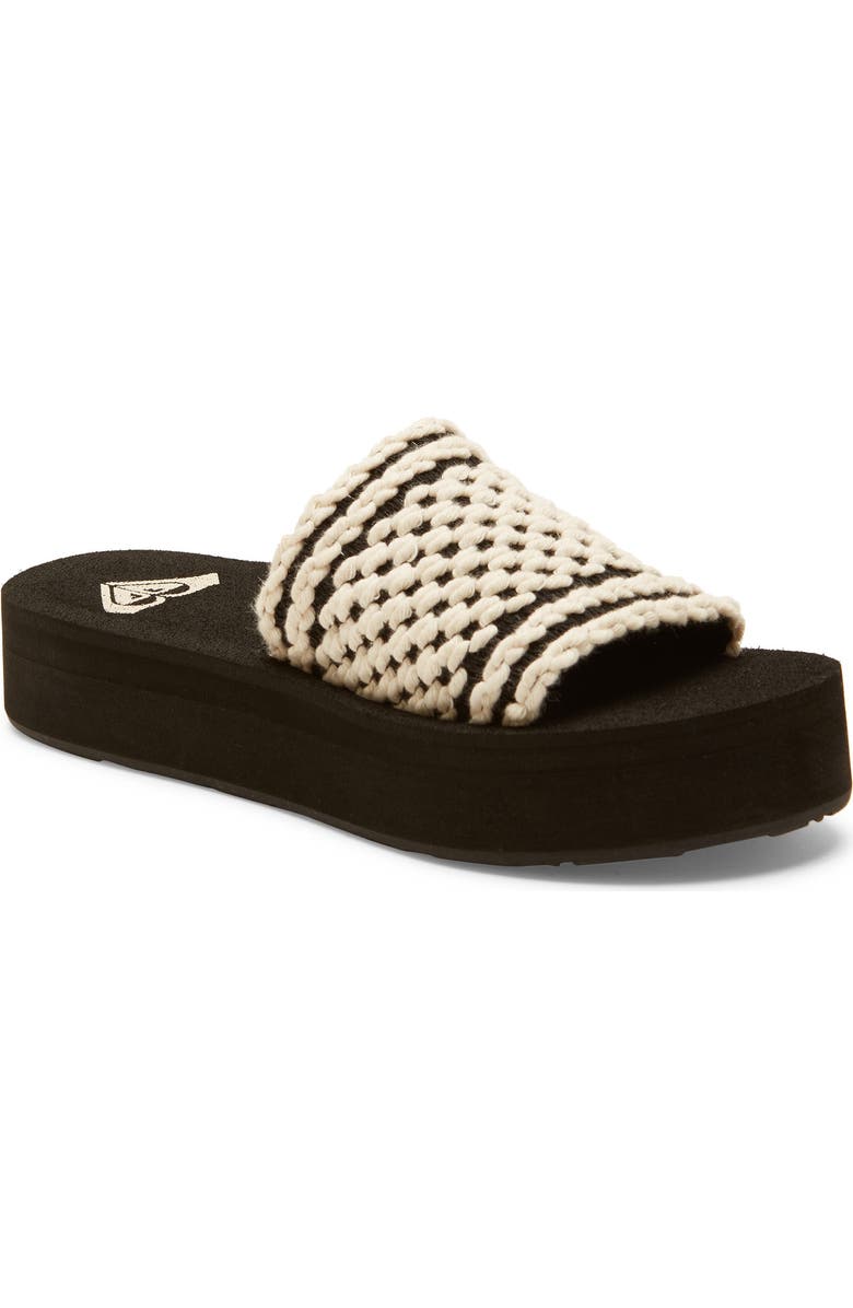 Roxy Dayzie Platform Slide Sandal, Main, color,