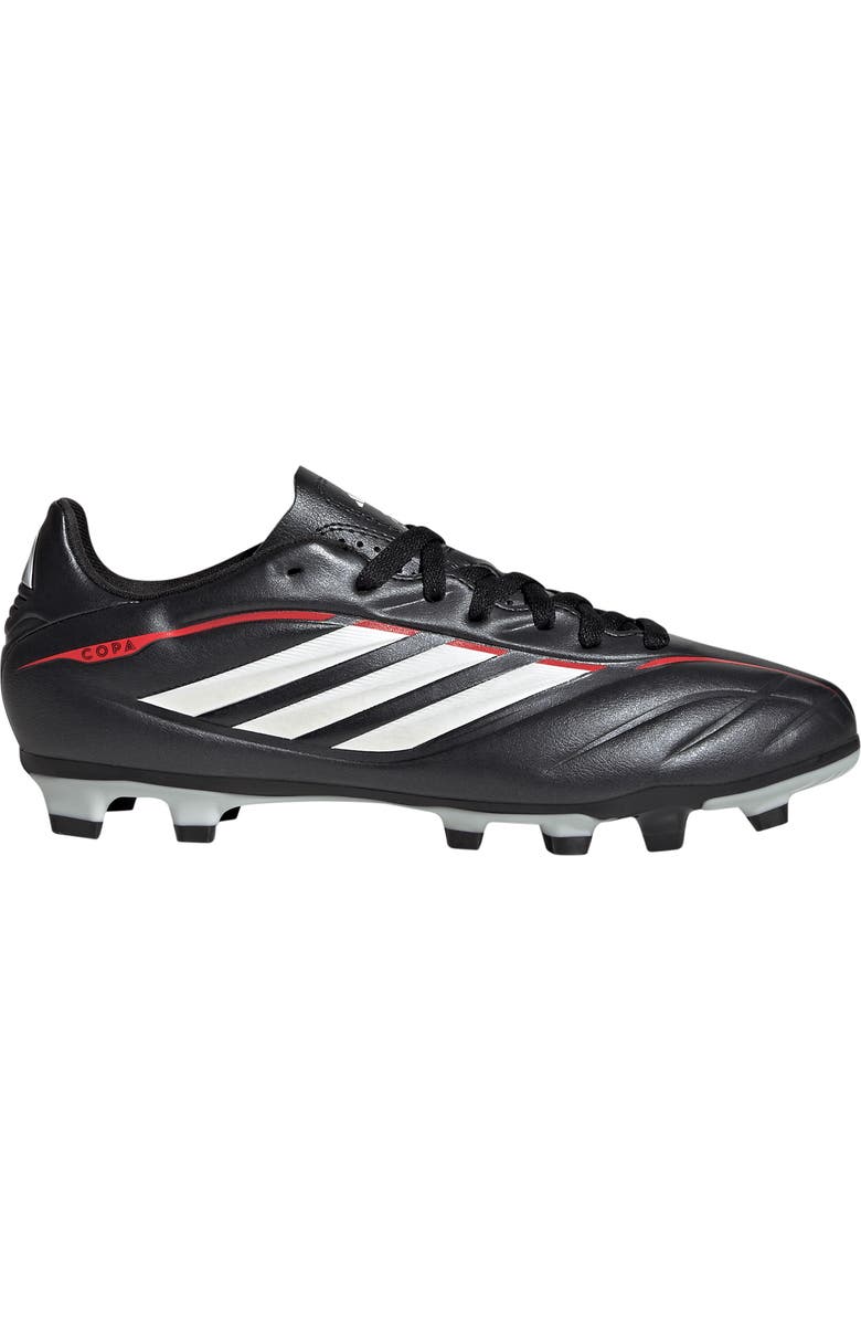 adidas Kids' Copa Pure IV Club Firm Ground Soccer Cleat, Alternate, color, Black/ White/ Lucid Red