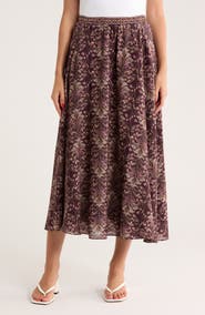 MAX STUDIO Pocket A-Line Midi Skirt