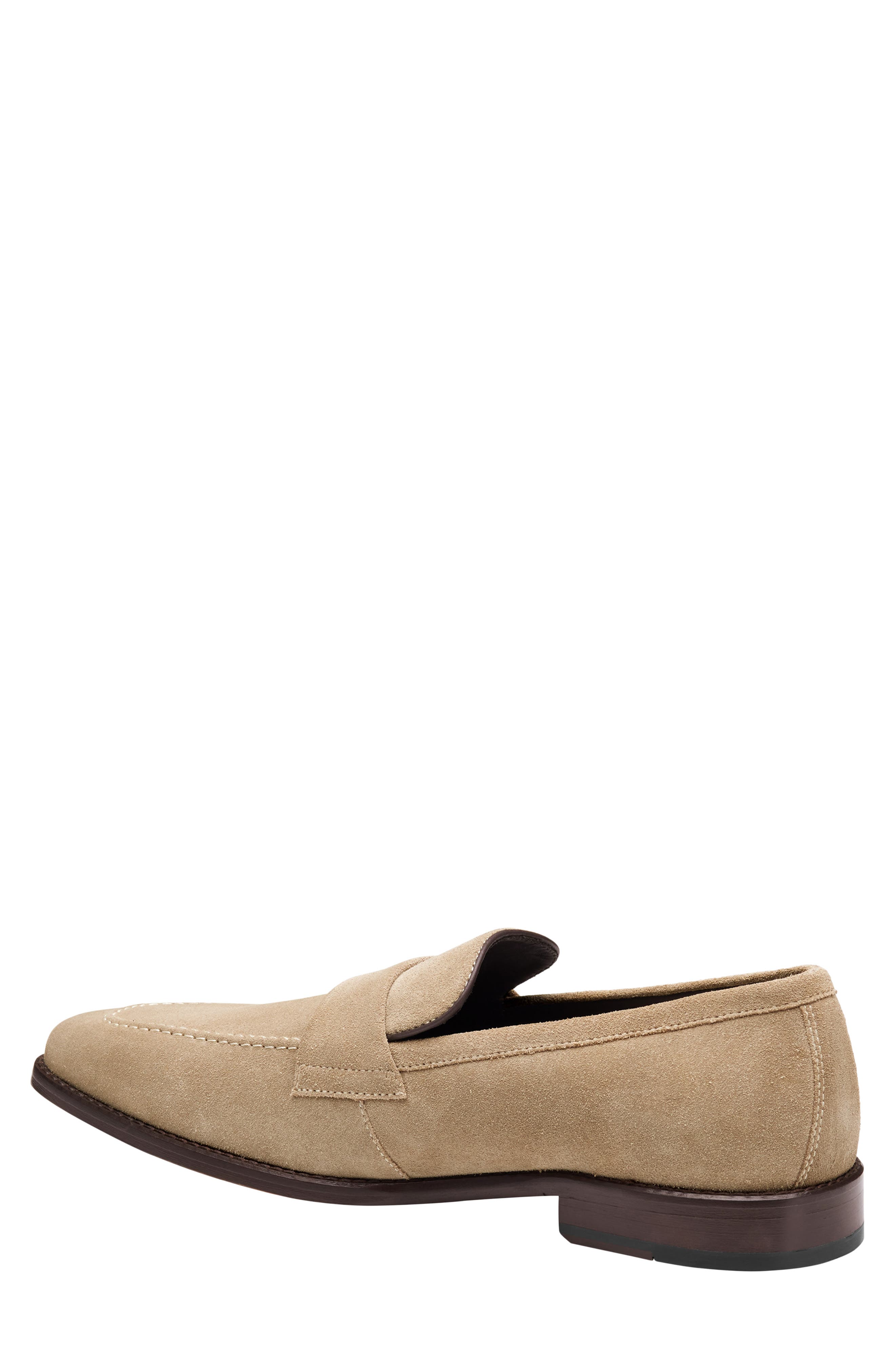 Floyd Penny Loafer, Alternate, color, BEIGE SUEDE