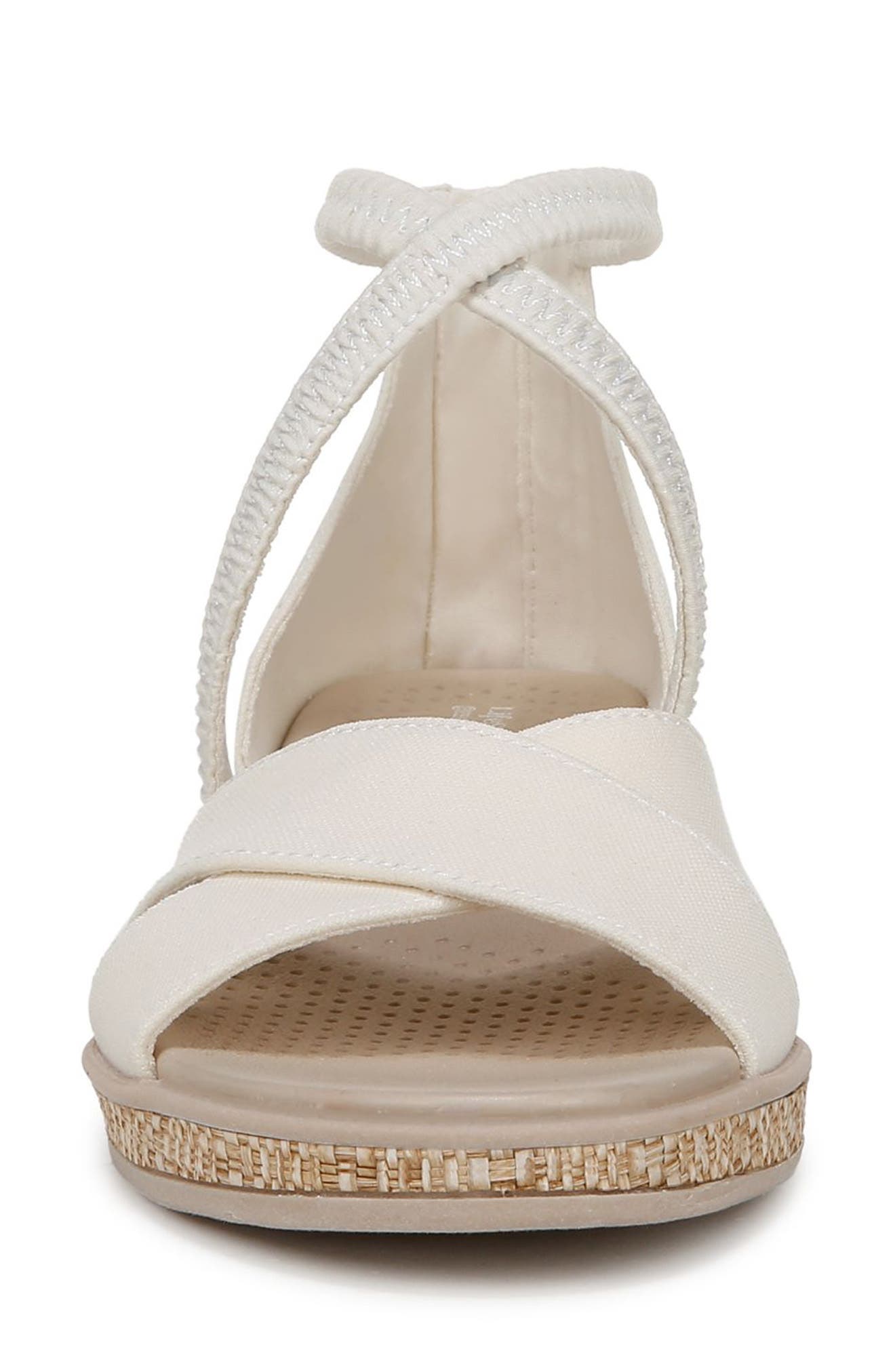 LifeStride Bali Wedge Sandal, Alternate, color, Cream