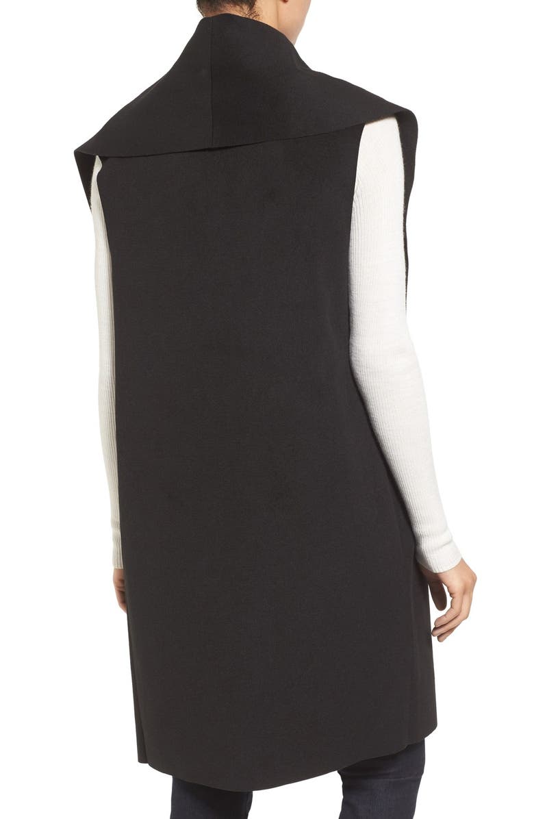 Halogen<sup>®</sup> 'Waterfall' Drape Front Vest, Alternate, color, 