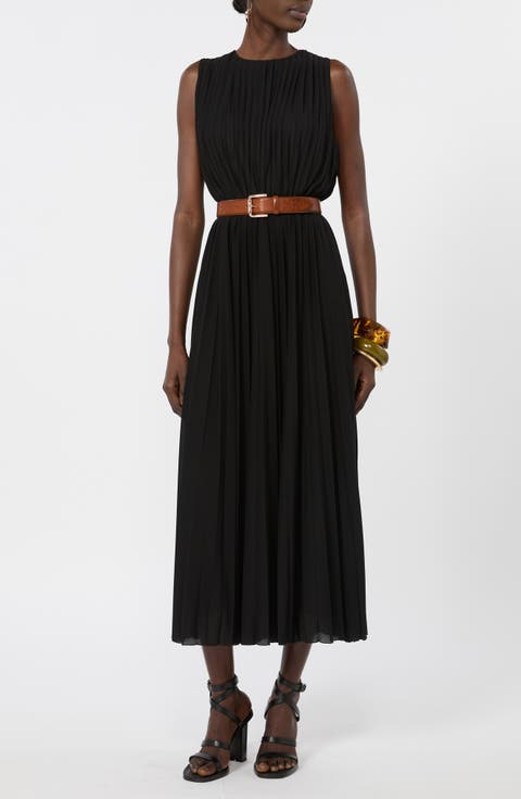 Laghi Pleated Jersey Dress