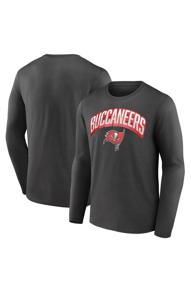 FANATICS Men's Fanatics  Pewter Tampa Bay Buccaneers Long Sleeve T-Shirt, Main, color, 