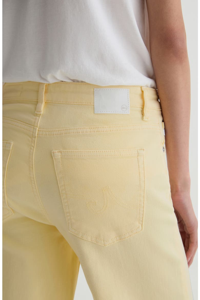 Saige Raw Hem Ankle Wide Leg Jeans, Alternate, color, SUNLIGHT YELLOW