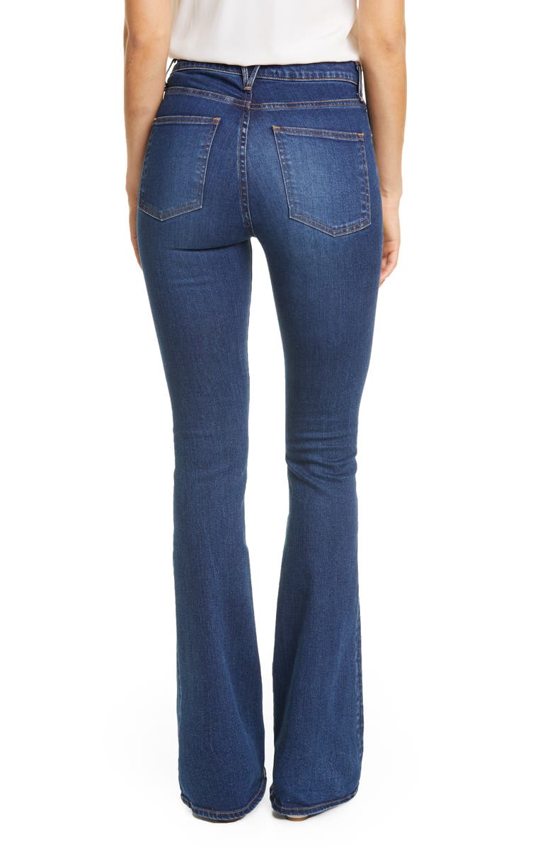 Veronica Beard Beverly High Waist Skinny Flare Jeans, Alternate, color,