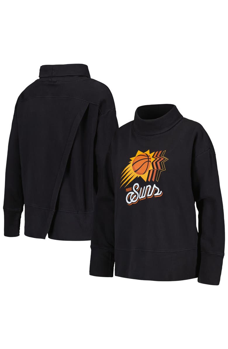 LEVELWEAR Women's Levelwear Black Phoenix Suns Sunset Pullover Sweatshirt, Main, color, Black