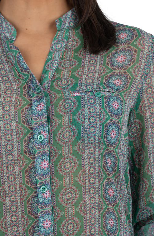 KUT FROM THE KLOTH KUT FROM THE KLOTH JASMINE CHIFFON BUTTON-UP SHIRT