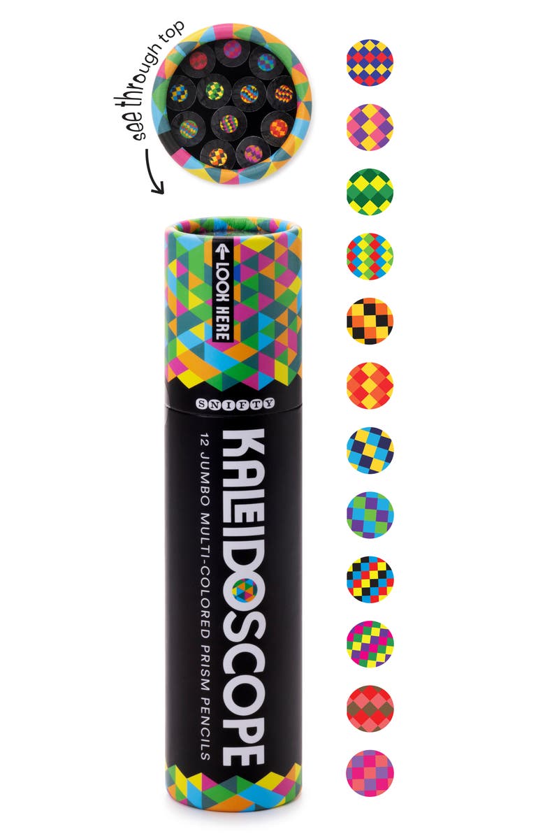 SNIFTY Kaleidoscope Pencil Tube, Alternate, color, Multi