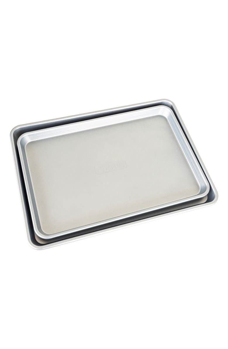 Viking 15" Aluminized Nonstick Baking Sheet, Alternate, color, Steel