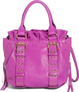 AIMEE Cooper Convertible Leather Shoulder Bag