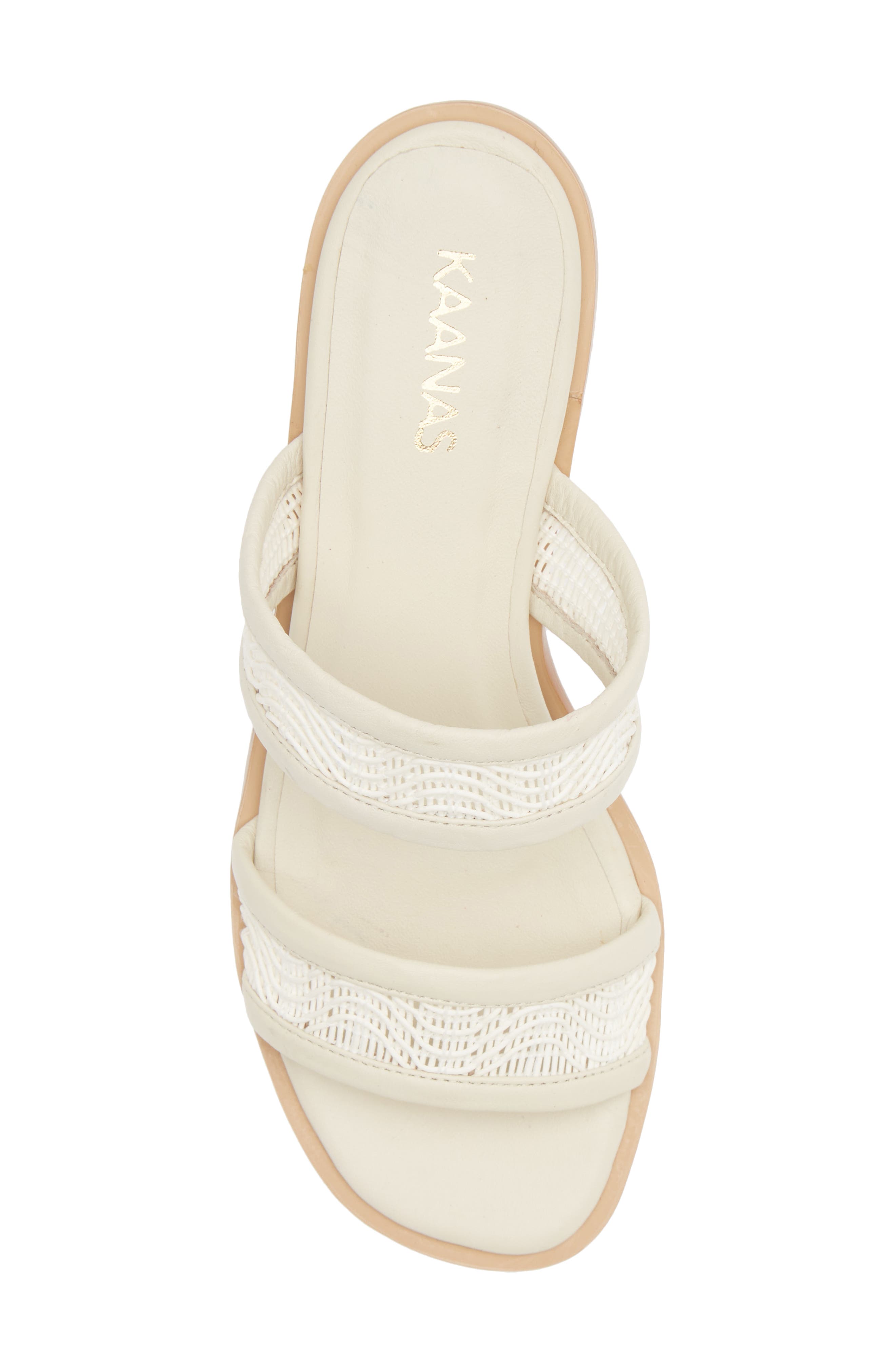 Kaanas Malacca Spiderweb Slide Sandal, Alternate, color, 