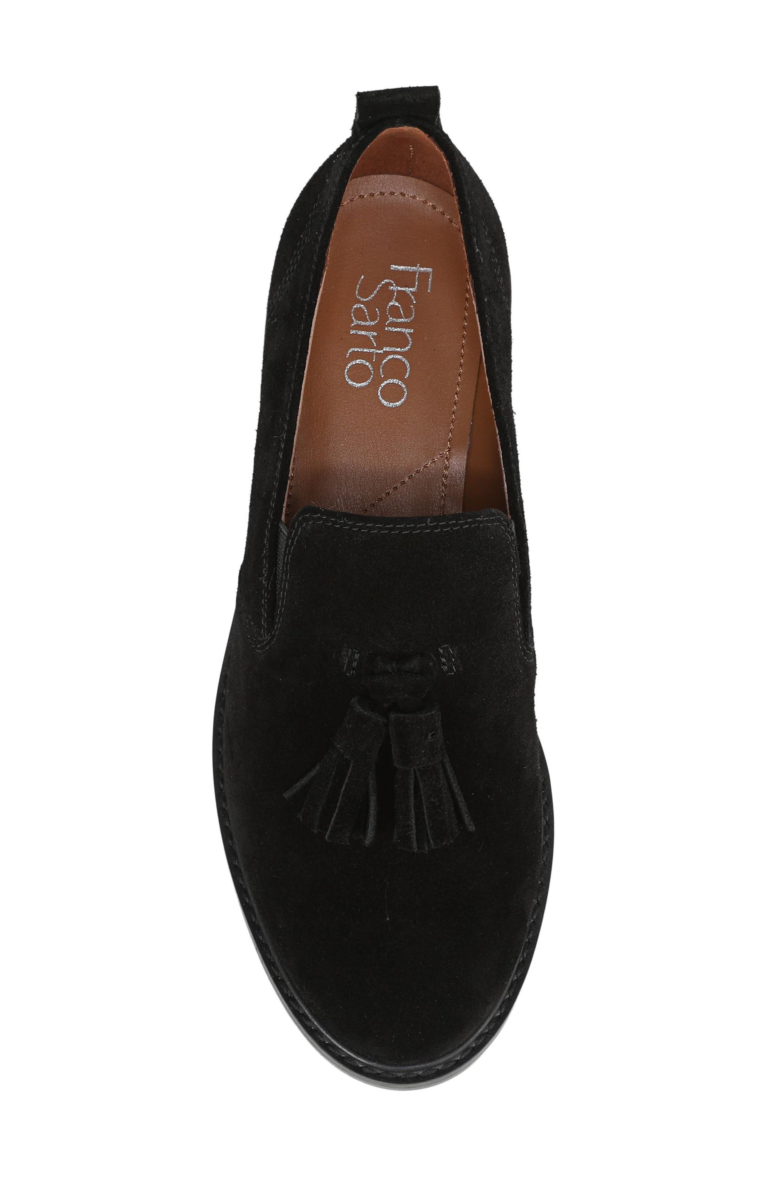 Franco Sarto Annalee Tassel Flat, Alternate, color, Black