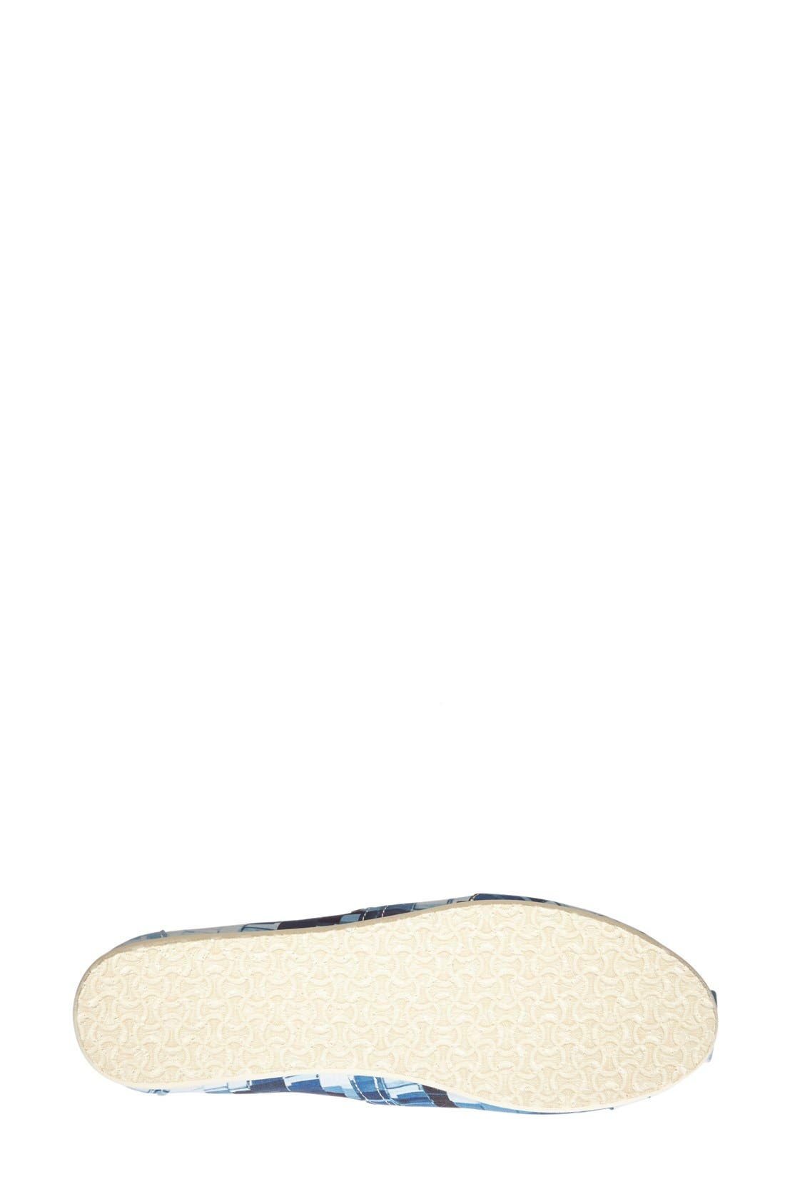 TOMS 'Paint Chips - Classic Alpargata' Satin Slip-On, Alternate, color, 