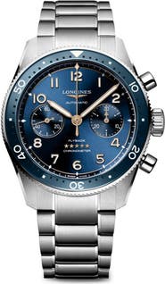 Longines Spirit Flyback Chronograph Bracelet Watch, 42mm