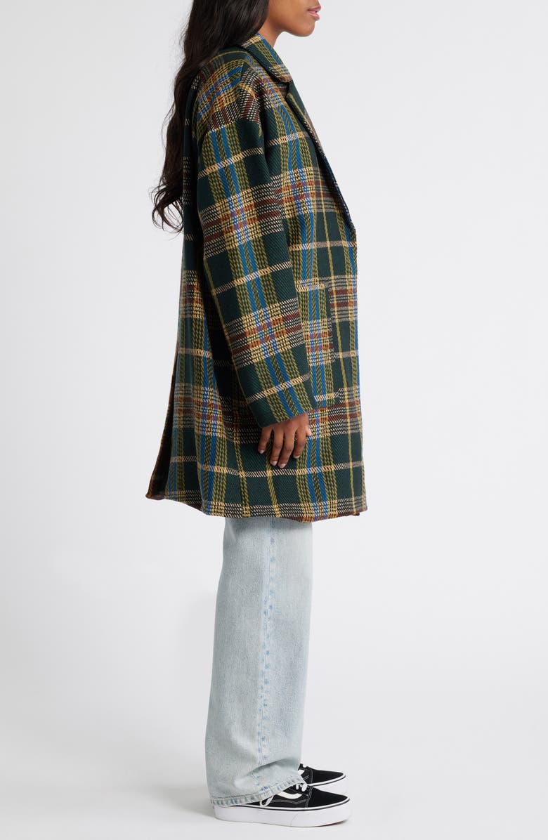 Dressed in Lala Scorpio Mixed Plaid Coat, Alternate, color,