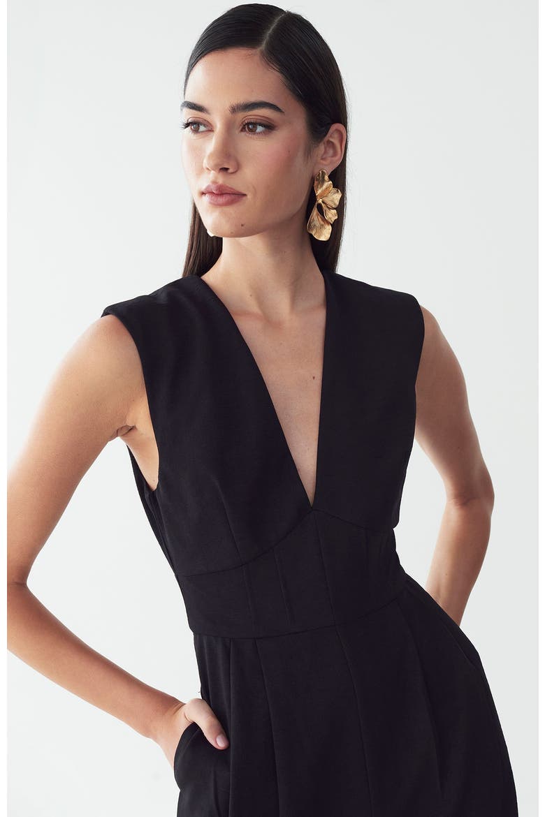 Aurora Jumpsuit, Alternate, color, Black