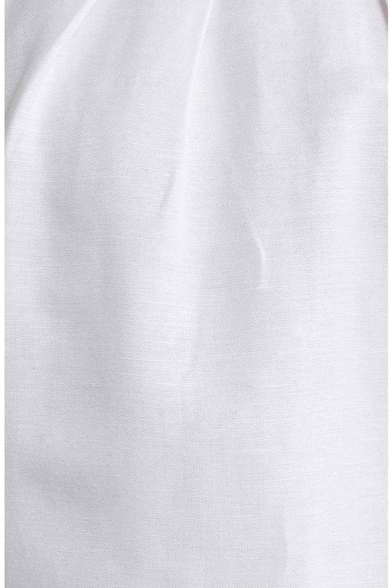 Pleat Short Sleeve Top, Alternate, color, CRISP WHITE