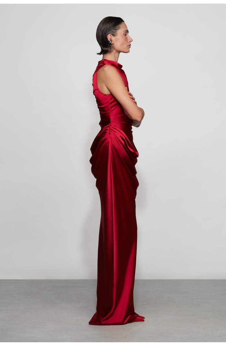 Et Ochs Genevieve Gown, Alternate, color, Lipstick Red