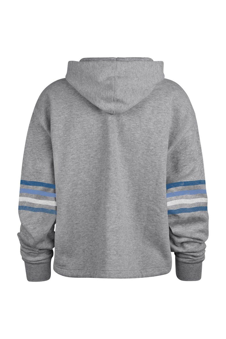 Women's '47 Heather Gray Indianapolis Colts Upland Bennett Pullover Hoodie, Alternate, color, Heather Gray