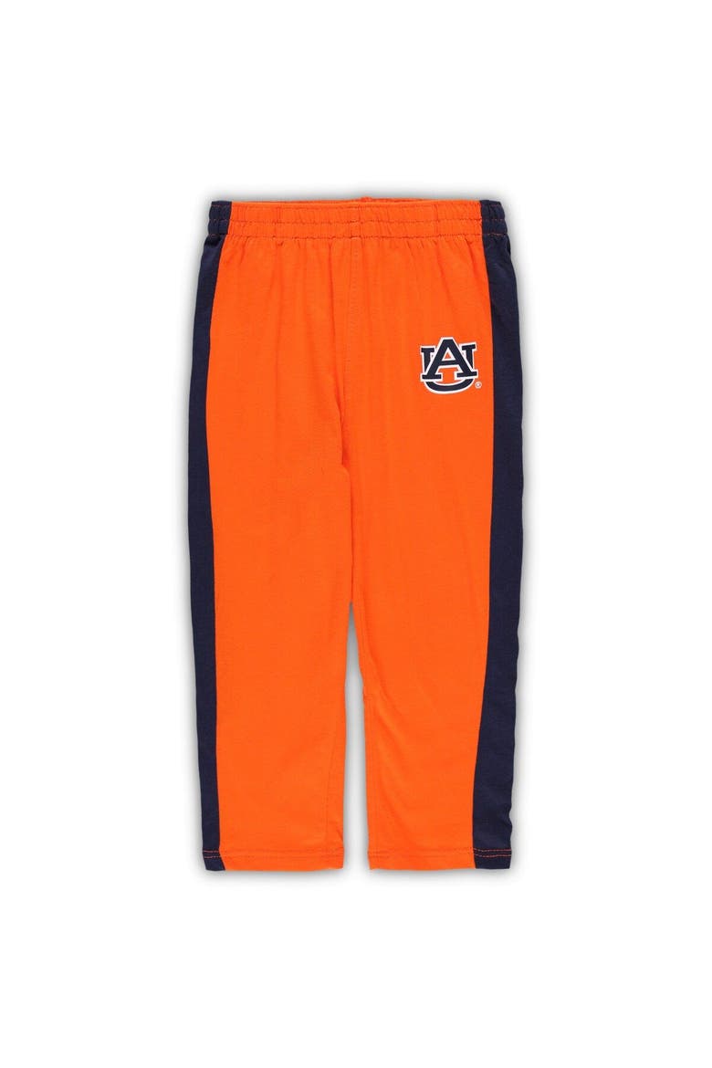 Infant Navy/Orange Auburn Tigers Little Kicker Long Sleeve Bodysuit and Sweatpants Set, Alternate, color, Navy