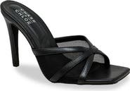 CHASE AND CHLOE Mesh Mule Stiletto Sandal