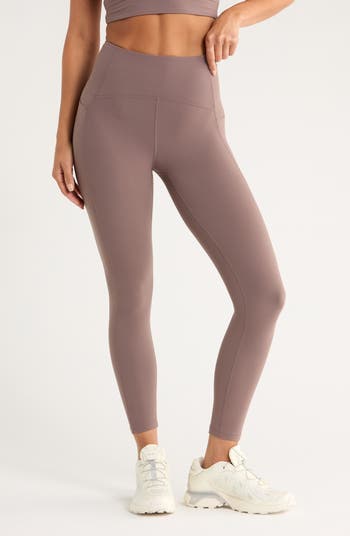 Zella Studio Luxe High Waist Pocket 7/8 Leggings | Nordstrom