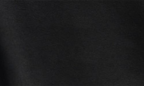 Mango Pleat Front Faux Leather Shorts In Black