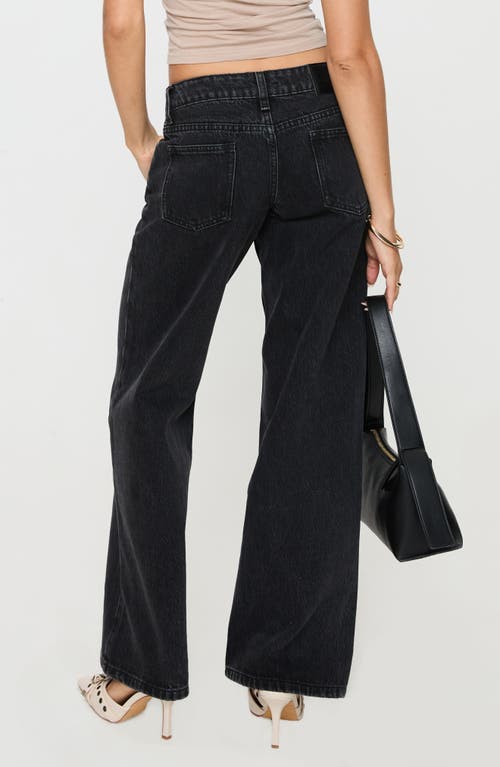 Princess Polly Ellanor Slouch Jeans In Black