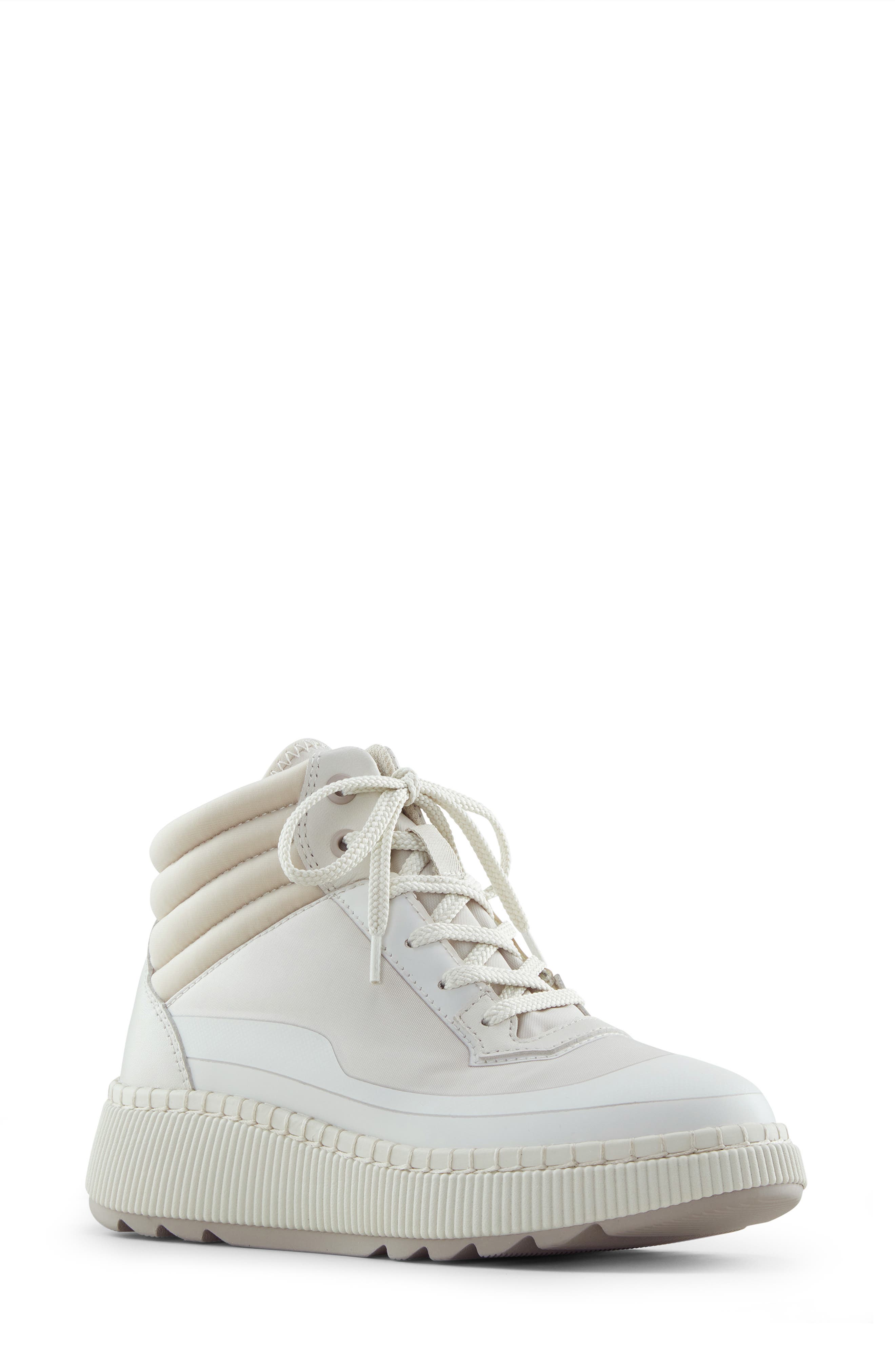 Savant Waterproof High Top Sneaker, Main, color, OFF WHITE