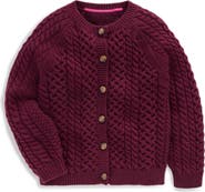 Mini Boden Kids' Heritage Cable Stitch Cardigan