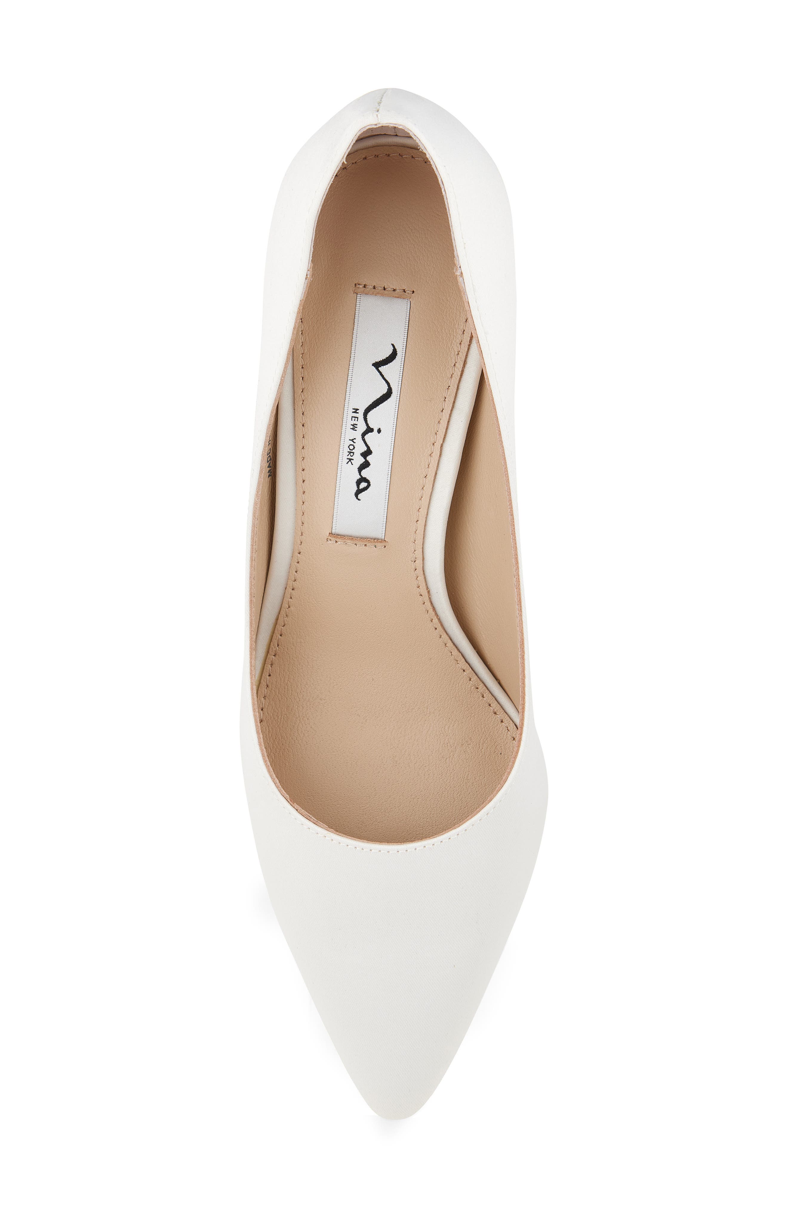 Nina Pointed Toe Pump, Alternate, color, Ivory