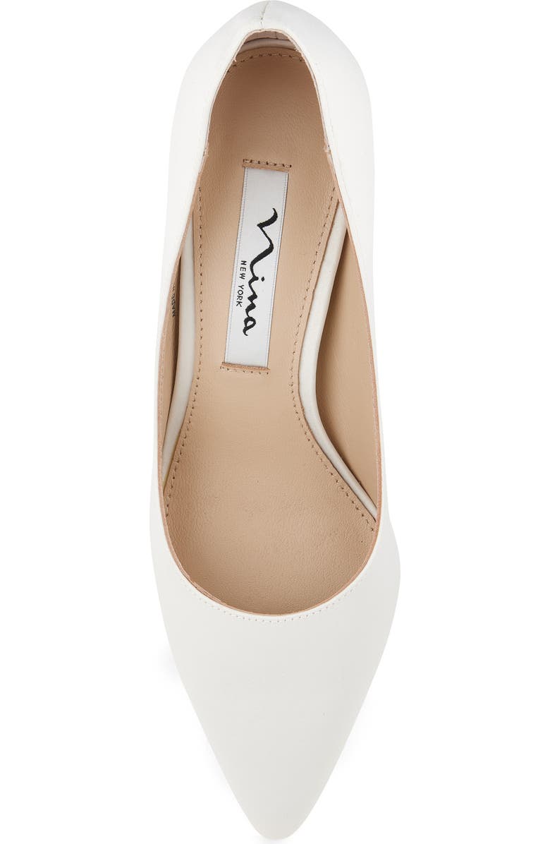 Nina Pointed Toe Pump, Alternate, color, Ivory