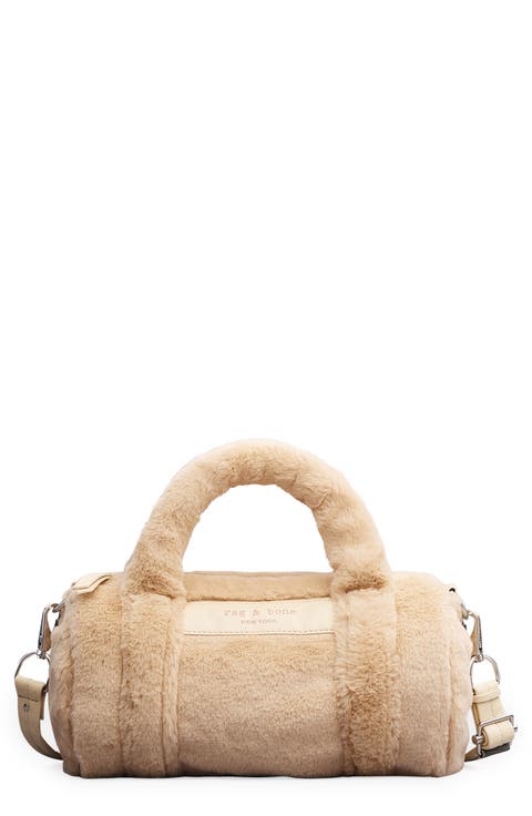 Cloud Mini Faux Fur Duffle