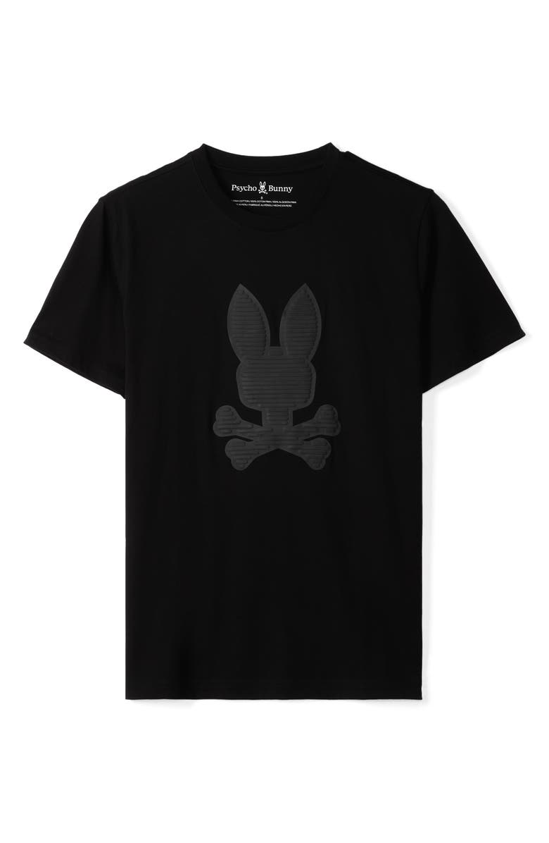 Psycho Bunny Kingston Ribbed Logo T-Shirt, Main, color, 