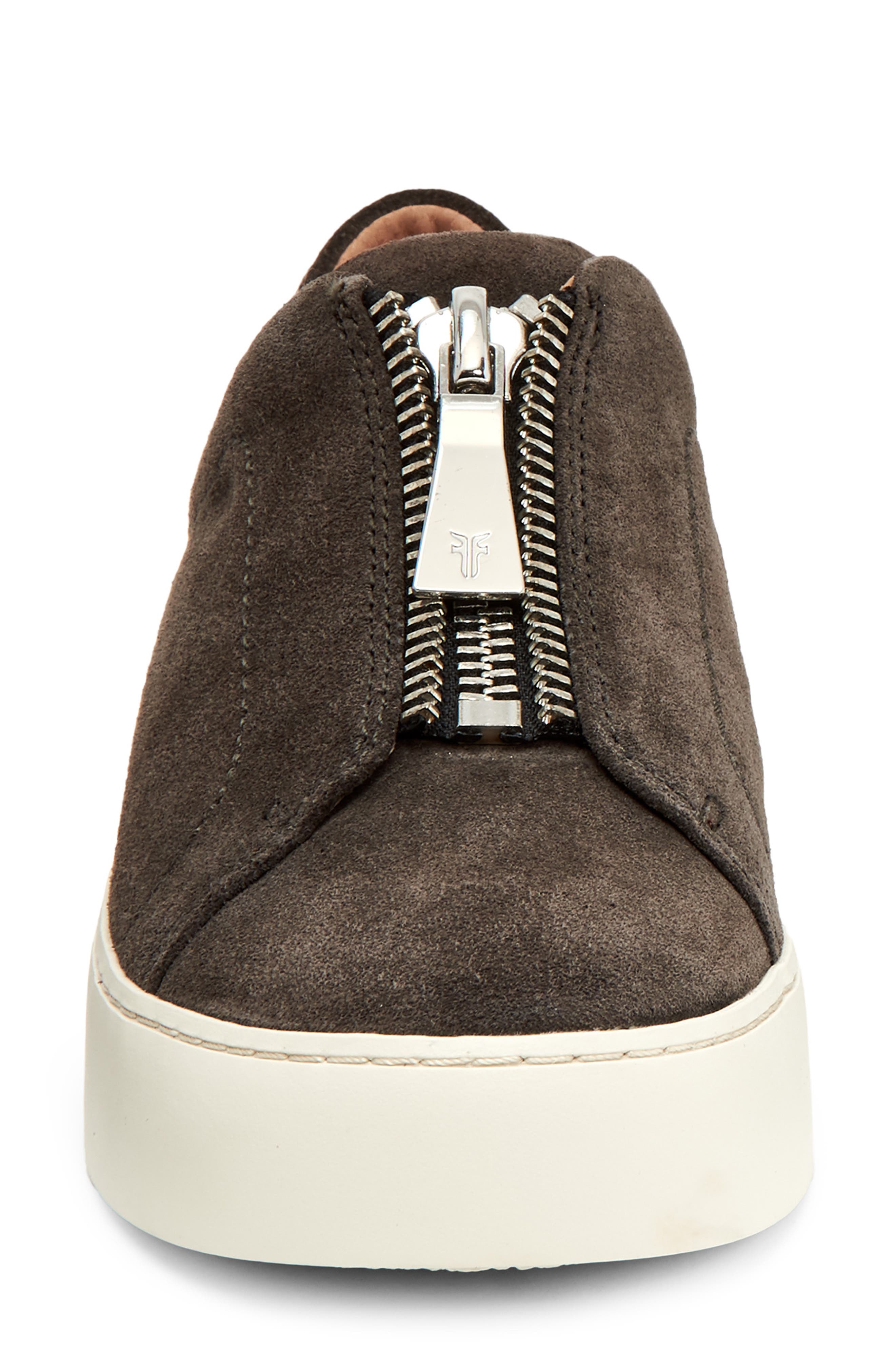 Frye Lena Zip Platform Sneaker, Alternate, color, 