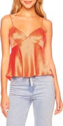 Susana Monaco Tie Back Silk Top