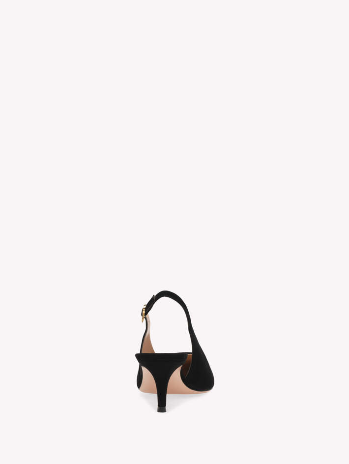 Gianvito Rossi Robbie Sling 55, Alternate, color, Black