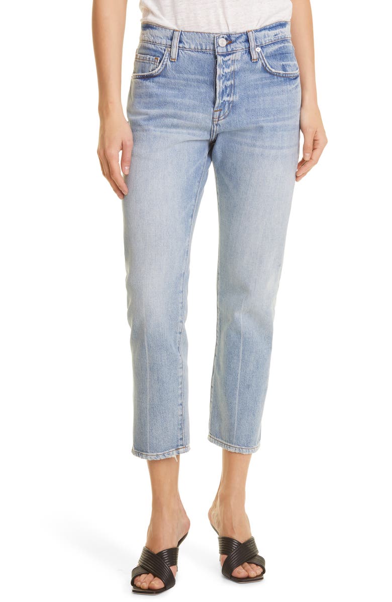FRAME Le Pixie Slouch High Waist Straight Leg Jeans, Main, color,