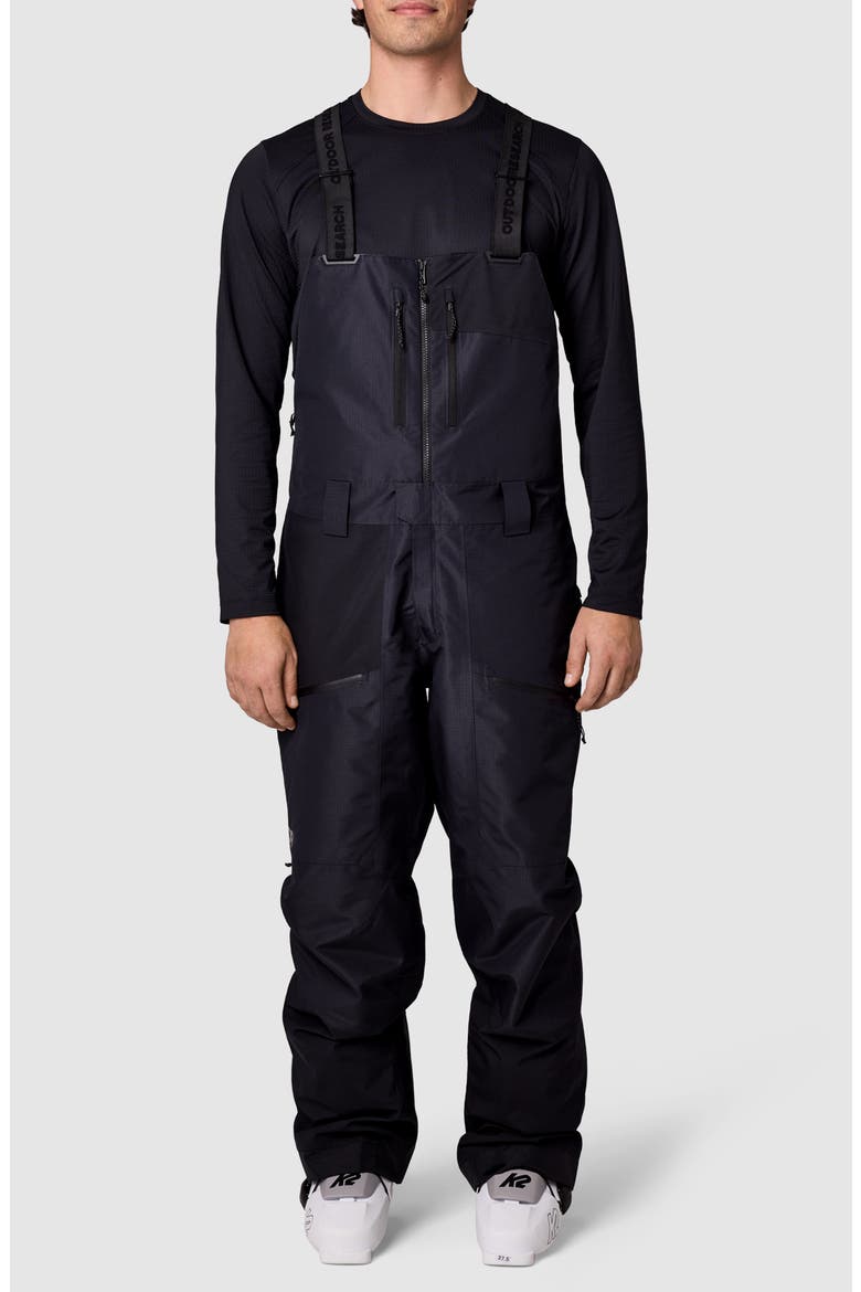 Powderverse Bib Snow Pants, Main, color, BLACK