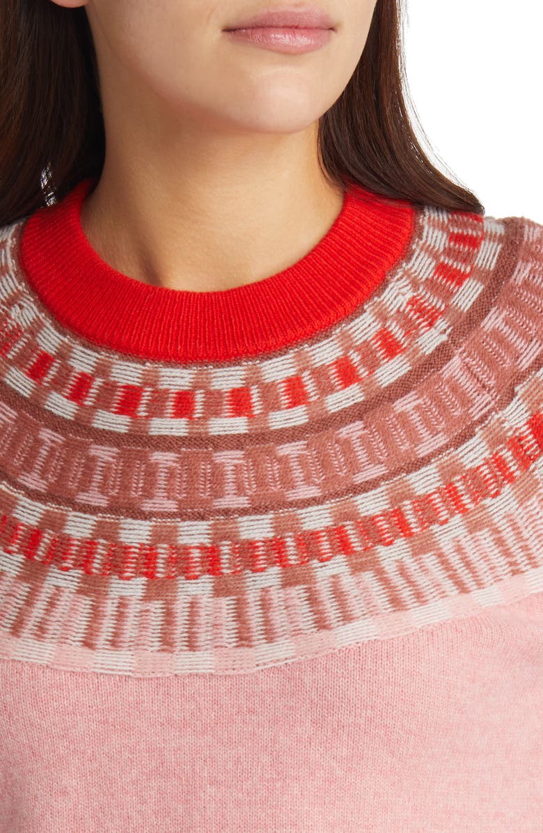 Madewell Mayer Fair Isle Merino Wool Blend Sweater, Alternate, color,