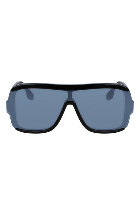64mm Chain Shield Sunglasses